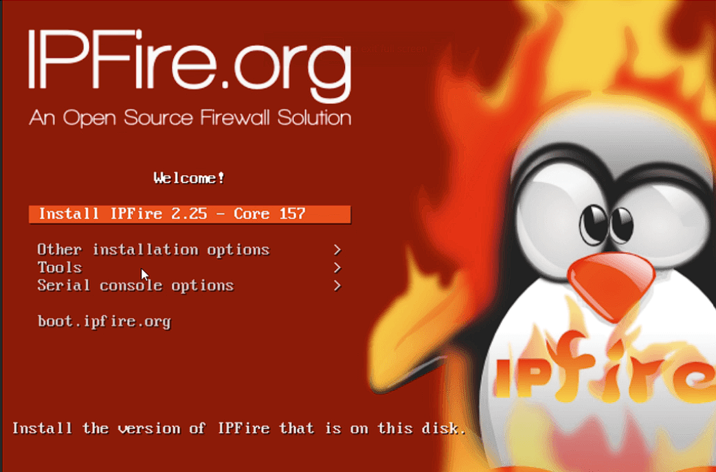 IPFire setup